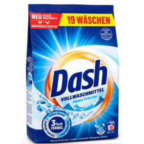 Пральний порошок універсальний DashUniversal Alpen Frische, 0,95 кг, 19 прань